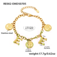 RE002-E Gold DIY Bracelet 16+5cm Picture23