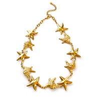Gold starfish necklace Picture2