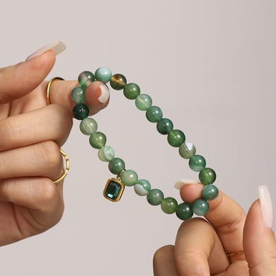 1 Piece Elegant Natural Beads Women's Beaded Bracelets h5 Picture4