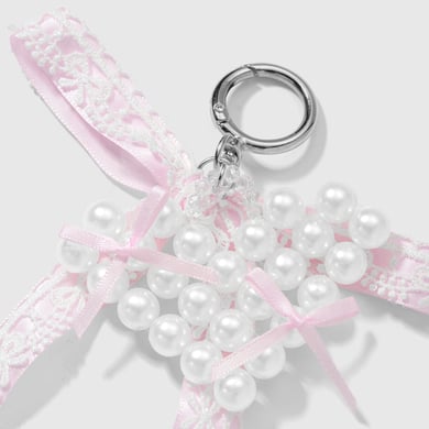 1 Piece Beaded Heart Bag Charm h5 Picture4