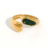 Green/One size/1件戒指 Immagine3