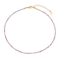 Natural Stone Short Necklace - Amethyst Picture36