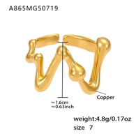 A865-Anello in oro/Numero 7 Immagine7