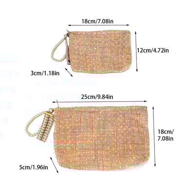 1 Parça Simple Series Klasik Karışık Renkli Polyester Kadın Makyaj Çantası h5 Resim6