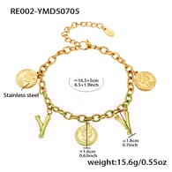 RE002-Y Gold DIY Bracelet 16+5cm Picture3