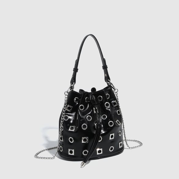 1 Piece Luxurious Fashionable and Classic Rivet Women's Shoulder Bags