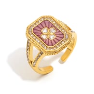 Oil Drop Open Ring-Gold-9 Picture9
