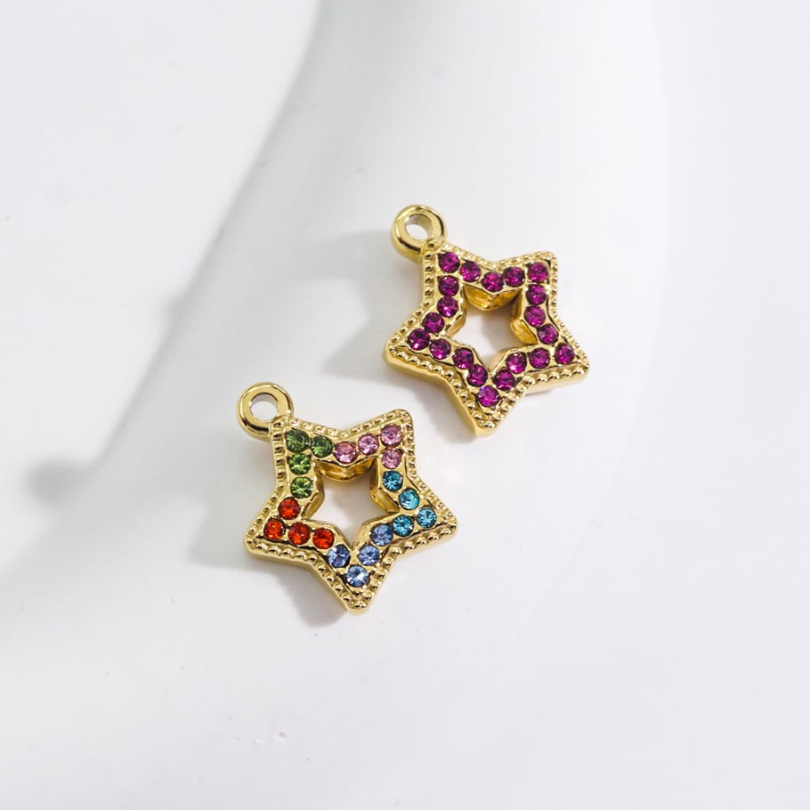 1 Piece Luxurious  Classic Star Stainless Steel  Women's Pendants Picture5