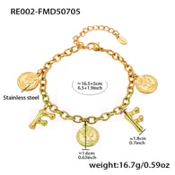 RE002-F Gold DIY Bracelet 16+5cm Picture22