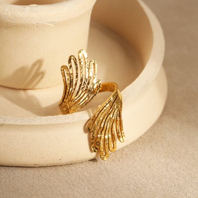 1 Piece Luxurious Stainless Steel Statement Ring h5 Picture4