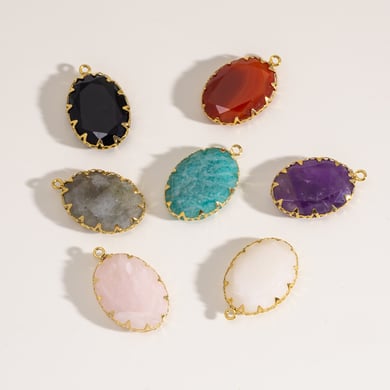 1 Piece Romantic  Simple Irregular Shape Natural Stones  Women's Pendants h5 Picture3
