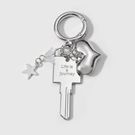1 silver keychain 