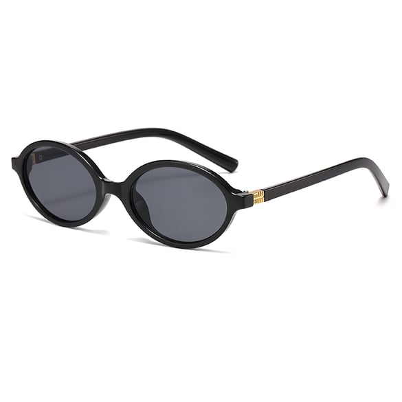 1 Pair Simple Series Retro Circle Women's Sunglasses 2