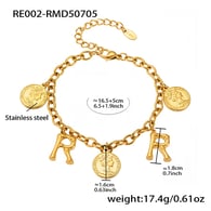 RE002-R Gold DIY Bracelet 16+5cm Picture10
