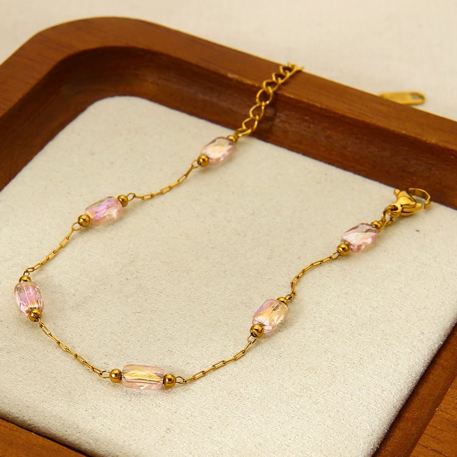 1 Piece Luxurious Elegant Chain  Stainless Steel  Women's Chain Bracelets Picture4