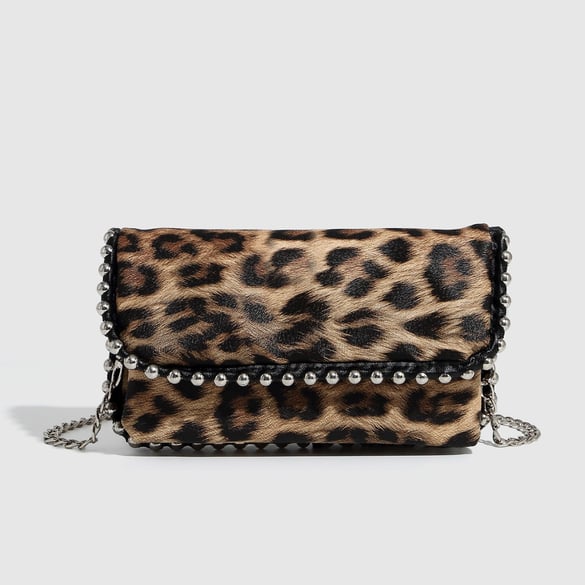 1 Piece Classic Series Casual Leopard Print PU Women's Crossbody Bags 2