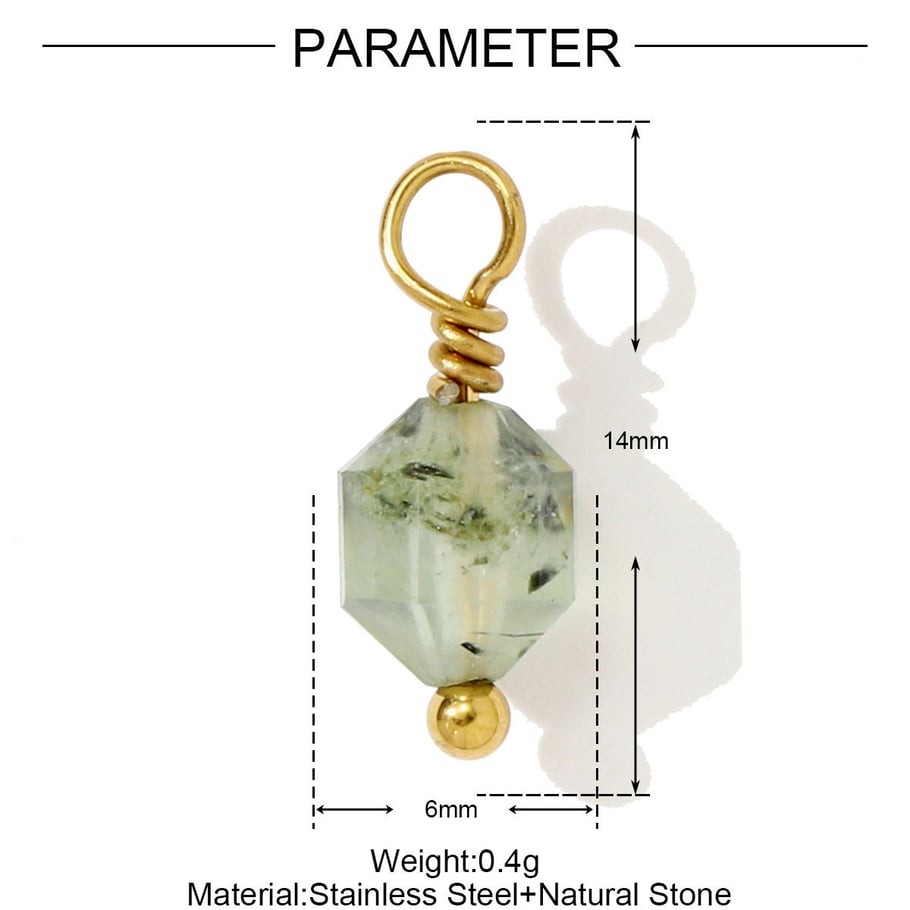 1 Piece Natural Irregular Shape Natural Stones Women's Pendants Picture2