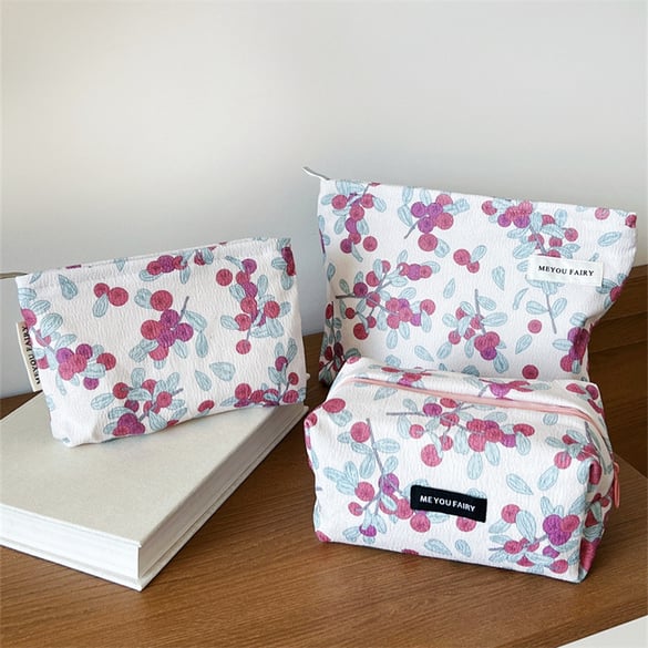 1 Stück Simple Series Sweet Flower Polyester Damen Make-up-Taschen