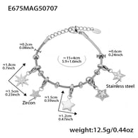 E675-Steel DIY Multi-Accessories Bracelet 15+4cm Picture4