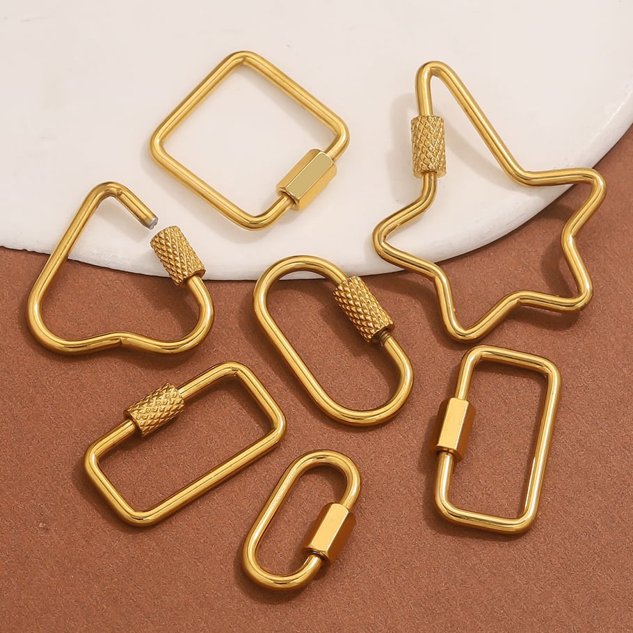 1 Piece DIY Star Shape Stainless Steel Jewelry Closures h5Picture4