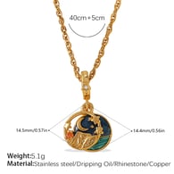 PJ844G-XL575G1.7MM dubbele gesp slijpketting Afbeelding7