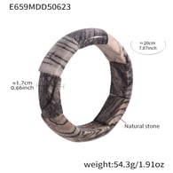 E659-Natural stone gray bracelet 20cm (the color of the natural stone is slightly different, please be careful if you mind) Picture4