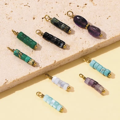 1 Piece Natural Stones Beads Women's Pendants h5 Picture4