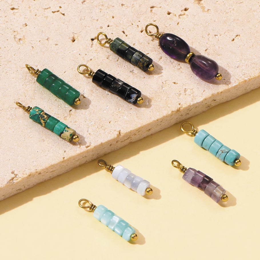 1 Piece Natural Stones Beads Women's Pendants Picture4