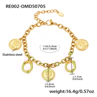 RE002-O Gold DIY Bracelet 16+5cm Picture13