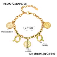 RE002-Q Gold DIY Bracelet 16+5cm Picture11