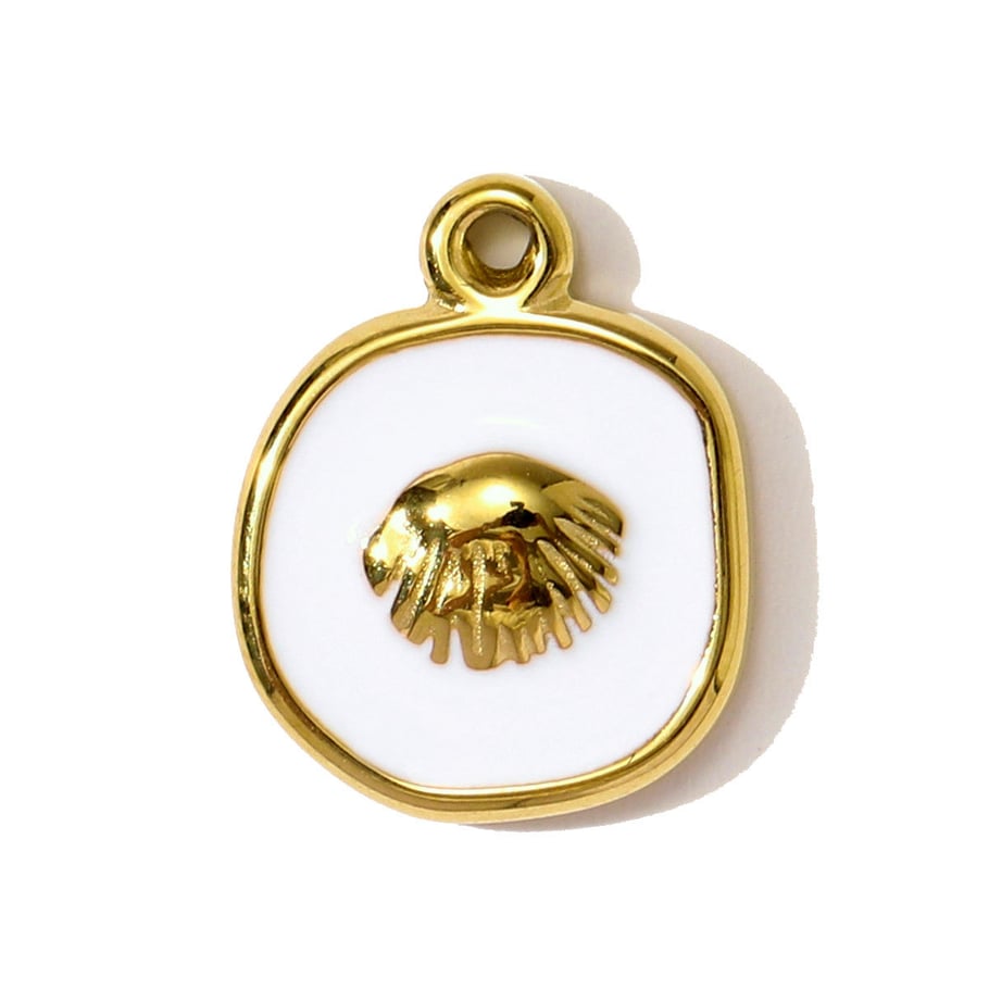 1 colgante de acero inoxidable con forma de estrella de mar para mujer 