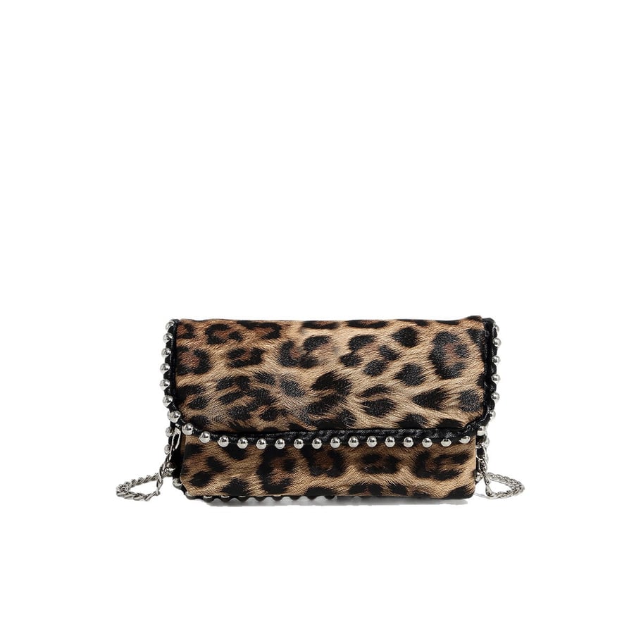 1 Piece Classic Series Casual Leopard Print PU Women's Crossbody Bags Picture4