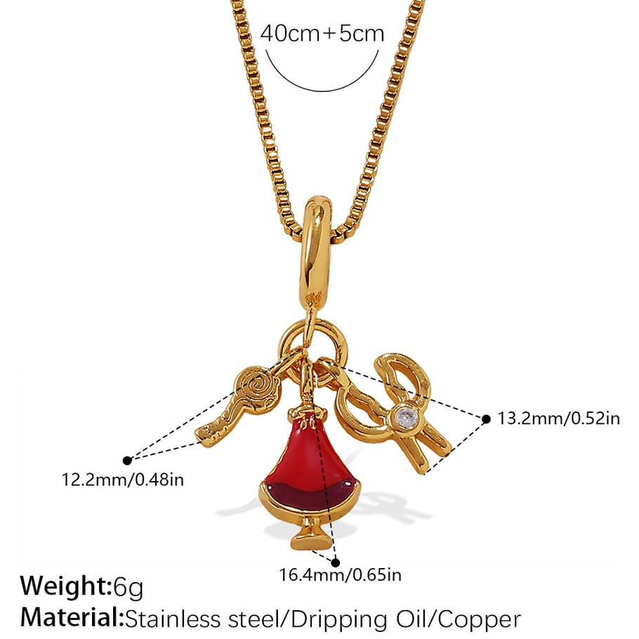1 stuk roestvrijstalen DIY-hangerketting 