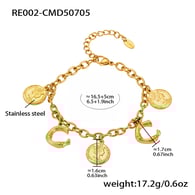 RE002-C Gold DIY Bracelet 16+5cm Picture25