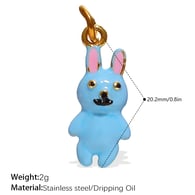 PJ635BEG blue oil drop pendant Picture19