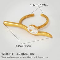 Gold color/One size/FA5-250517-1 Afbeelding14