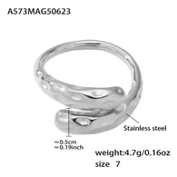 A573-Steel Ring-Small/No.7 Picture15