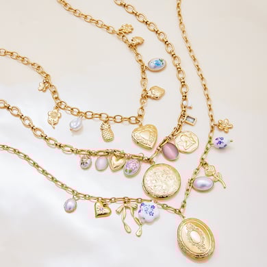 Collier avec pendentif en forme de cœur sophistiqué pour femme, en acier inoxydable, couleur or h5 Image4