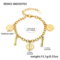 RE002-I Gold DIY Bracelet 16+5cm Picture19