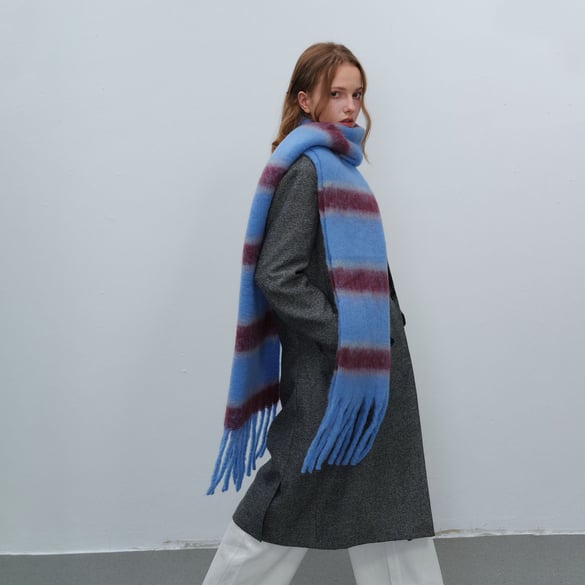 1 Piece Strip Women's Winter Scarve