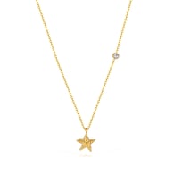 GX2665-steel necklace gold 