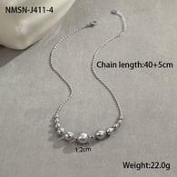 NMSN-J411-4 Steel Brushed Necklace Picture2