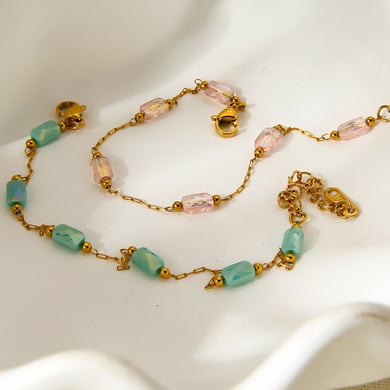 1 Piece Luxurious Elegant Chain  Stainless Steel  Women's Chain Bracelets h5 Picture2