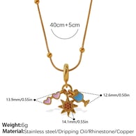 PJ865G-XL566G1.3MM slangenbot clip kralen ketting Afbeelding3