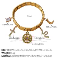 SL29G17 multi-element bracelet Picture7