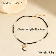 NMSN-H527-2 Round cat eye necklace 