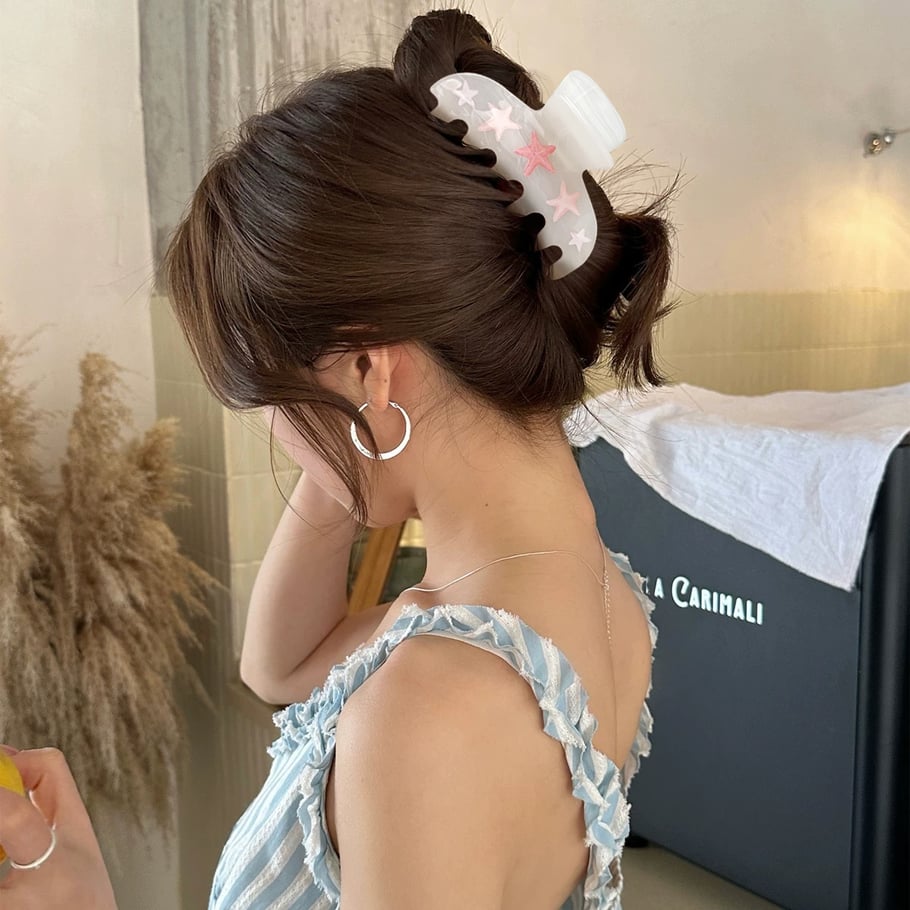 1 Piece Vacation Starfish Acrylic Women's Hair Claws Picture4