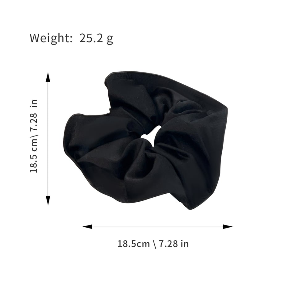 1 Piece Sweet Solid Color Synthetic Fiber Women's Scrunchies Picture5