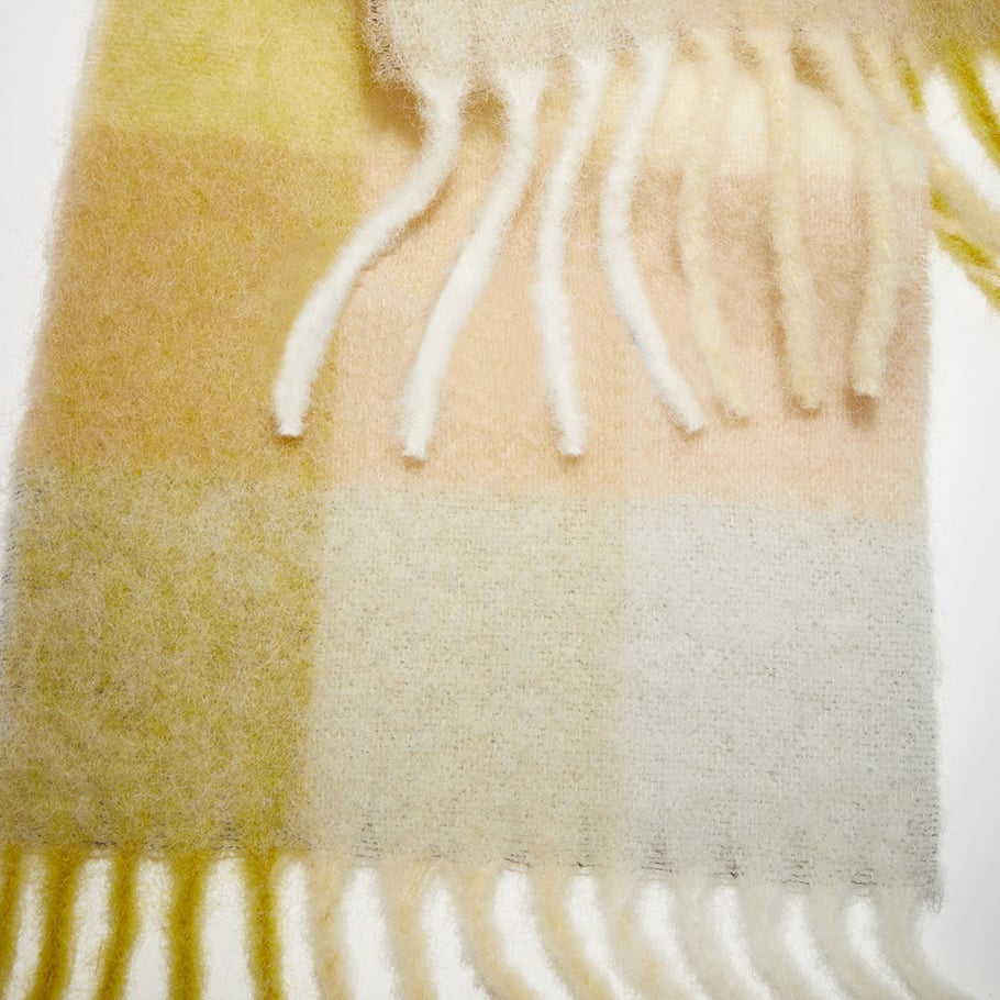 1 Stück klassischer karierter Polyester-Winterschal für Damen Bild3