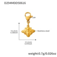 D294-Golden Bee Pendant Picture3